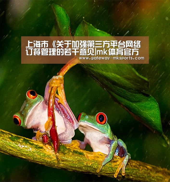 上海市《关于加强第三方平台网络订餐管理的若干意见|mk体育官方(图1) mk体育